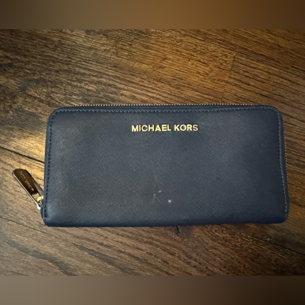 Navy Michael Kors Wallet